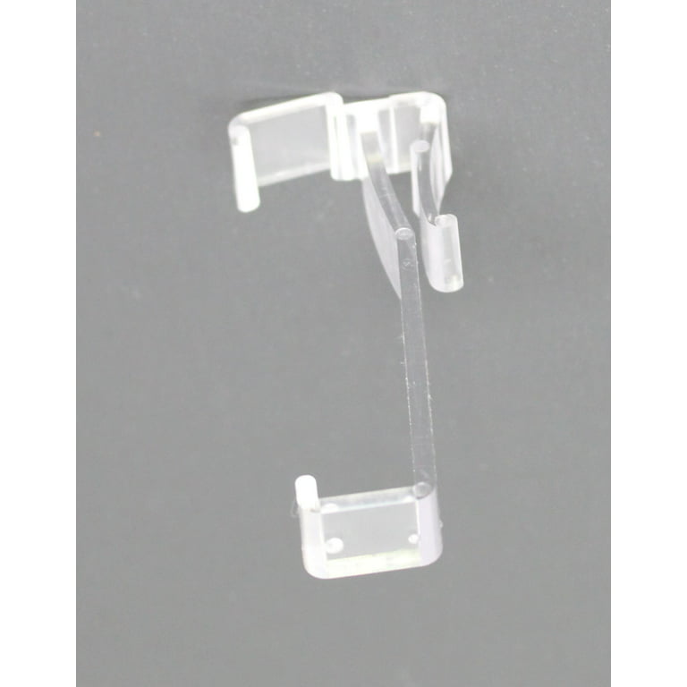 3 inch Valance Clips for Window Blinds - Pick Your Quantity - 24 Pack, Clear