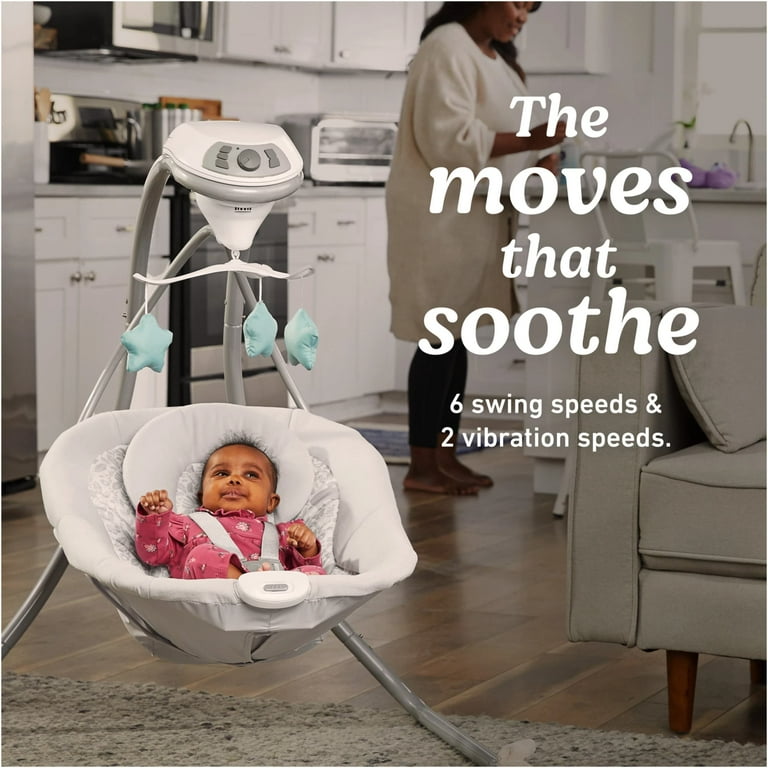 Graco DuetConnect LX Infant Swing and Bouncer with Speeds and