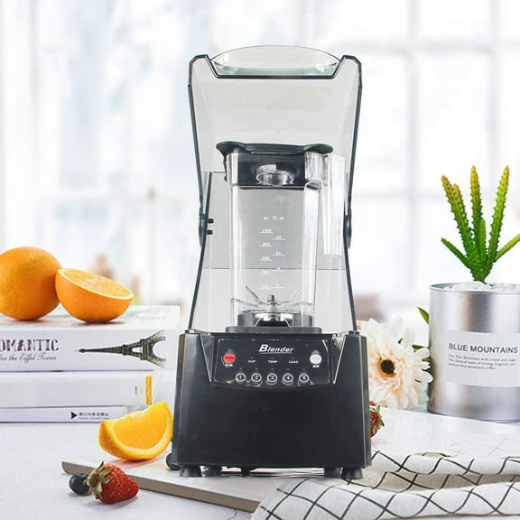 FETCOI 2600W 1.8L Soundproof Blender Commercial Fruit Juice Smoothie Maker Mixer
