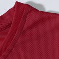 thumbnail image 5 of Men's Quick Dry Workout Tank Tops Mesh Breathable Gym Sleeveless Muscle Shirts for Active Men Size 2XL Wine, 5 of 9