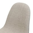 thumbnail image 5 of Camden Mid Century Fabric Dining Chairs with Dark Walnut Wood Finished Legs, Set of 2, Wheat, 5 of 6