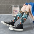 thumbnail image 5 of KLL Cute Koi Fish Serenity Print Cool Socks Men's Women's Crew Socks Funny Crazy Novelty Stockings, 5 of 6