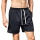 thumbnail image 2 of pstuiky Pantalones cortos para hombre, Pantalones cortos casuales de moda para hombre con cintura elástica sólida y cordón ajustable Pantalones cortos de golf, 2 of 4