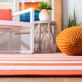 thumbnail image 4 of SAFAVIEH Montauk Saranna Geometric Cotton Runner Rug, Rust/Ivory, 2'3" x 9', 4 of 7