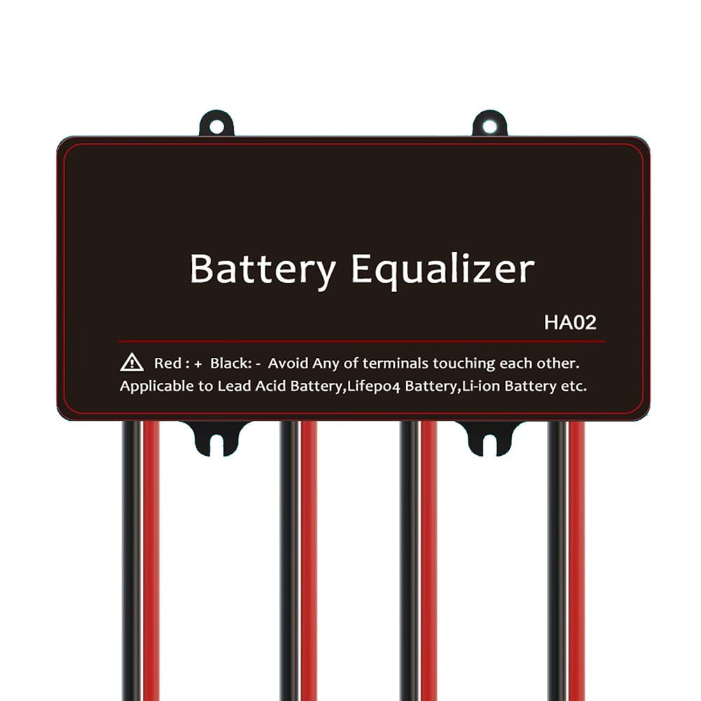  iSunergy Battery Equalizer 48V - Max 4 x 12V Battery Voltage  Balancer for Gel Flood AGM Lead Acid Lithium Battery (HA02 Balancer) :  Patio, Lawn & Garden