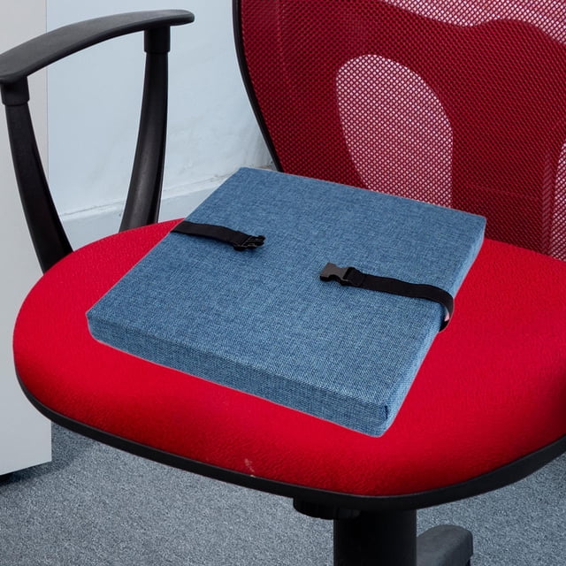 Cojín de cojín de silla cuadrada para sentarse el cojín de asiento de asiento suave para el asiento para sillas de patio oficina tatami chimenea Azul oscuro