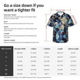thumbnail image 5 of Rateoe Abstract Blue Squares Pattern Men’s Hawaiian Shirt – Short Sleeve Button-Down Tropical Beach Shirt, Lightweight & Breathable Casual Aloha Shirt with Pocket,XX-Large, 5 of 7