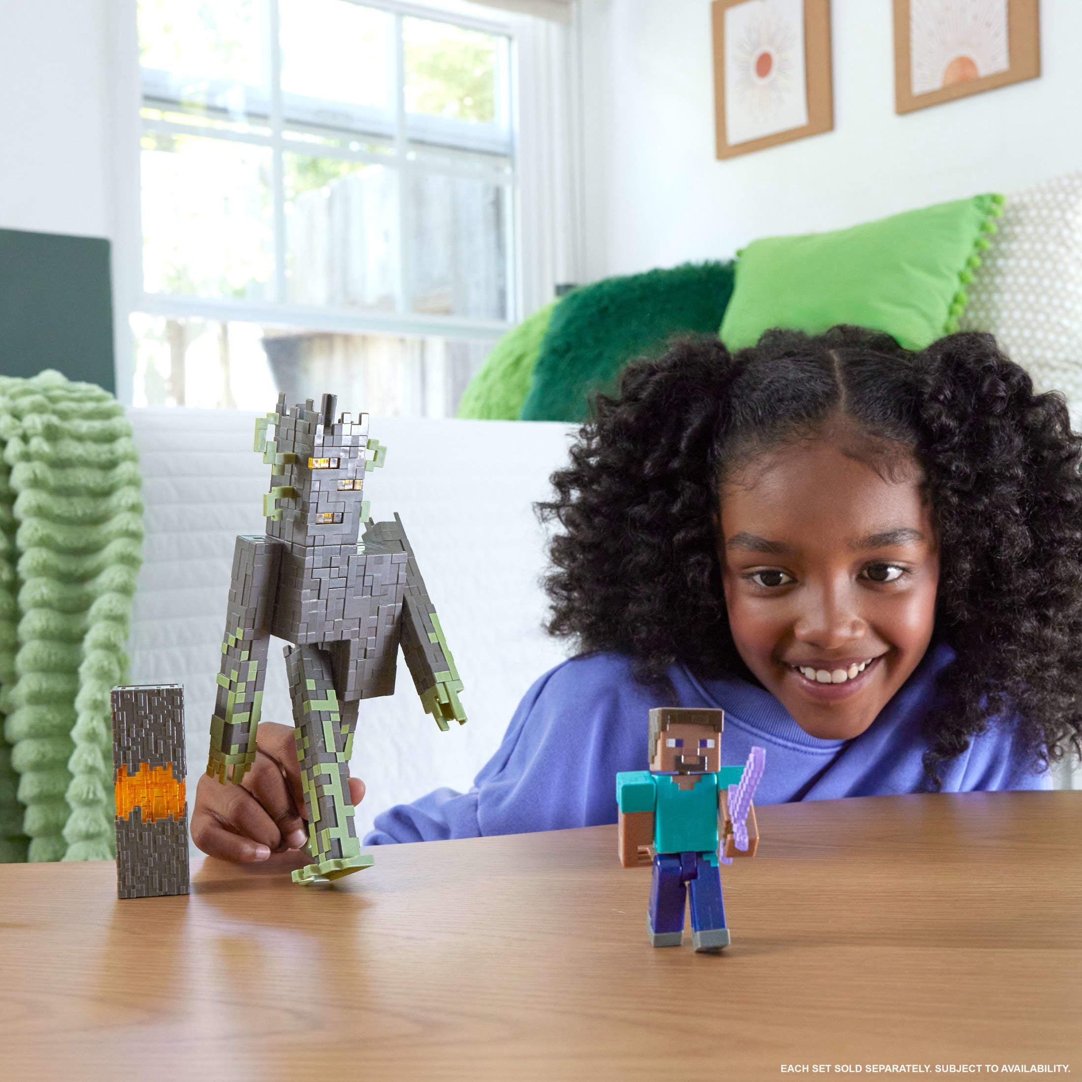 Minecraft The Creaking Action Figure with Interactive Lights, Sounds & Accessory, 8-inch Collectible