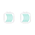 thumbnail image 3 of Seitruly Recambios para rizador de pestañas, no fáciles de romper, suministros de herramientas de belleza flexibles, reemplazo práctico de la tira Agua Azul (Cuatro) 2piezas Seitruly  CBP385791, 3 of 5