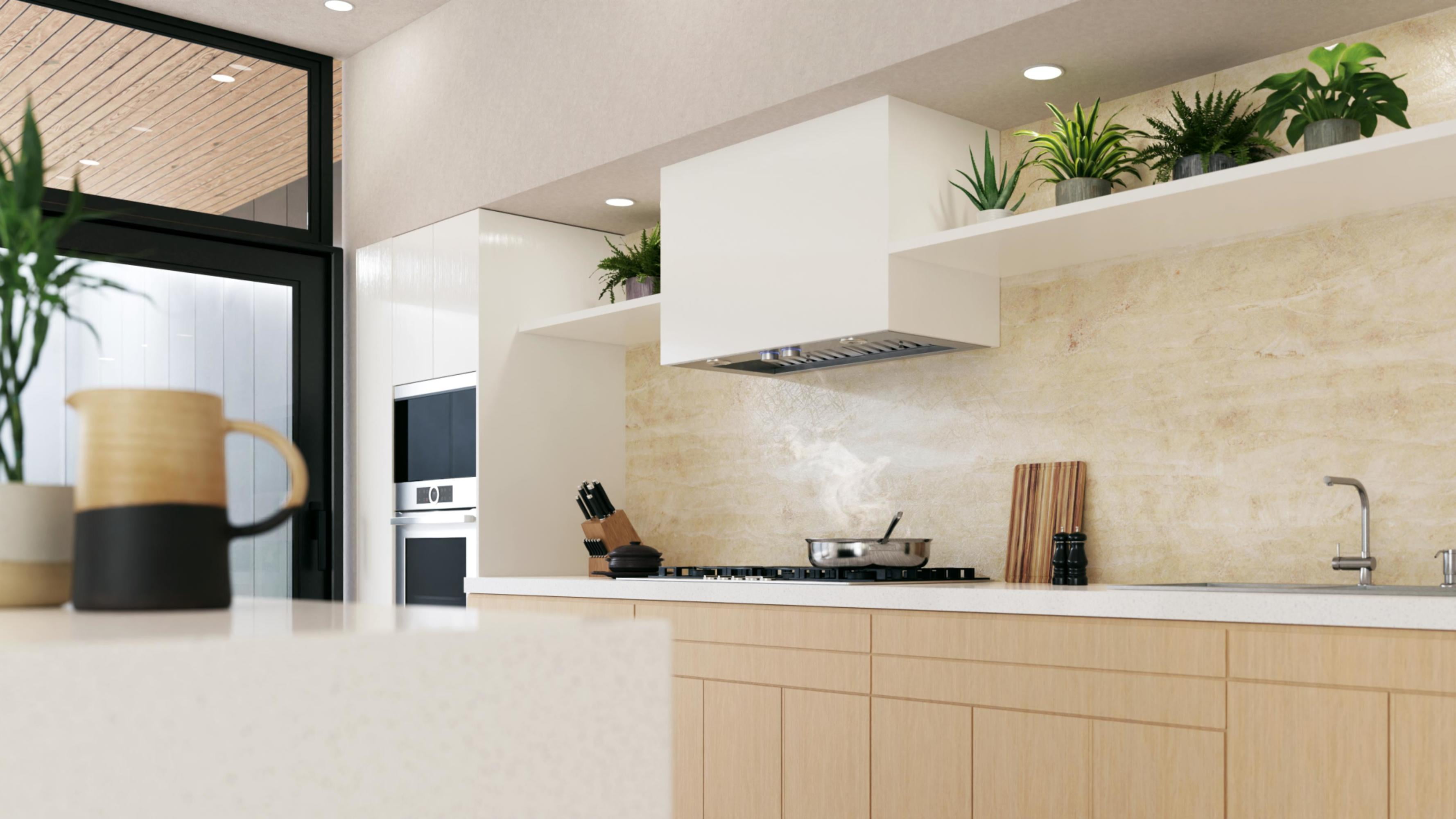 Elica Esc628 Scanno Series 600 Cfm 29" Wide Outdoor Range Hood Insert - Stainless Steel