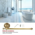 thumbnail image 1 of Towel Rack Pole,Antique Brass Bathroom Towel Brass Towel Bar Brass Towel Rack High Capacity, 1 of 7