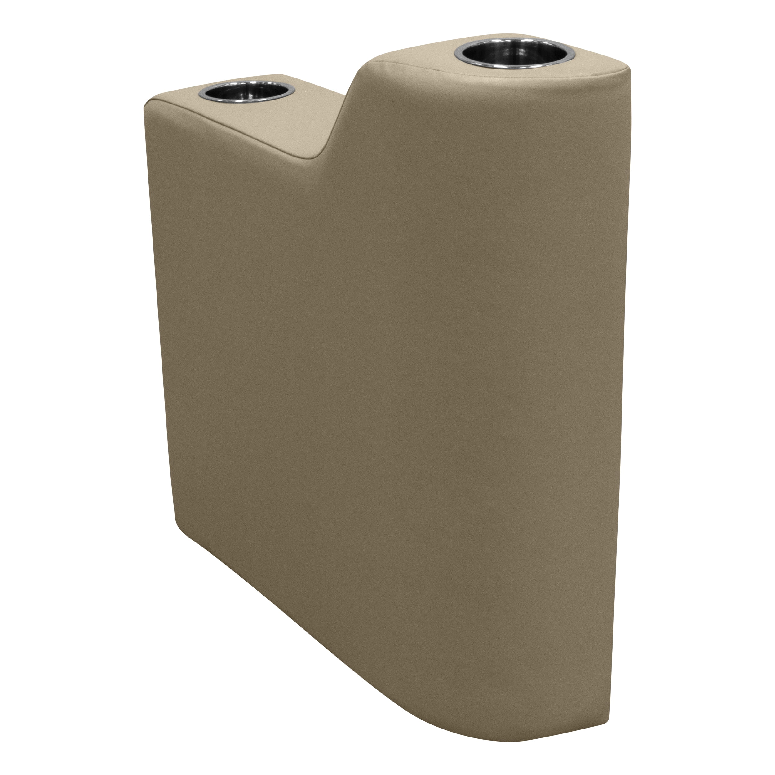 Wise DLX3009-207 DLX Series Pontoon Left Radius Arm Rest - Neutral