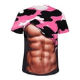 thumbnail image 4 of Styesk T-Shirts pour Homme Mode Masculine Impression Florale Mode Entraînement Physique Col Rond Manches Courtes T-Shirt, 4 of 5
