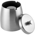 thumbnail image 4 of Ashtrays with Lid for Cigarette, Stainless Steel Smokeless Outdoor Ashtrays for Home Easy Clean House Decorations, 4 of 6
