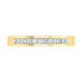thumbnail image 3 of 0.27 Carat Channel Set Diamond Wedding Band Ring in 14K Yellow Gold (Ring Size 5), 3 of 6