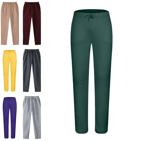 Xzbqbs Mens Casual Sweatpants Elastic Waist Drawstring Tapered Pants Hiking Joggers Athletic Trousers Straight Sweatpants for Men