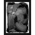 thumbnail image 2 of Urban Road 12x14 Black Modern Wood Framed Wall Art Titled - Henri II, 2 of 6