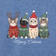 thumbnail image 3 of Wild Bobby Meowy Catmas, Christmas Cat Lover Design Sweater | Holiday Unisex Hoodie Sweatshirt, 3 of 5