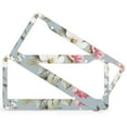 thumbnail image 2 of Pink Rose Flowers Leaf Shabby Chic Beige Pink License Plate Cover 2 PCS Vintage Floral License Plate Frame License Plate Shield Frame for Women Men US Vehicles 2 Holes Metal License Plate Frame, 2 of 6