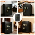 thumbnail image 6 of 3.0 Cubic Feet Safe Box, Safe Box with Fireproof and Waterproof Bag, Large Electronic Digital Security Safe with Hidden Code Function for Home, Office and Hotel, 6 of 9