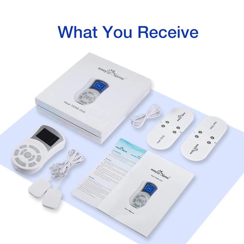 Easy@Home 3-in-1 Rechargeable TENS Unit + EMS Unit + Heat Muscle Pain Relief, EHE018 - image 5 of 10