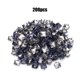 thumbnail image 2 of rivet stud decorative rivet four claw rivets leather craft accessories 200Pcs Square Rivets Metal Stylish DIY Shoes Bags Hats Decoration Accessories 9mmDeep Blue Bottom White Dot ANGGREK AG1216, 2 of 8
