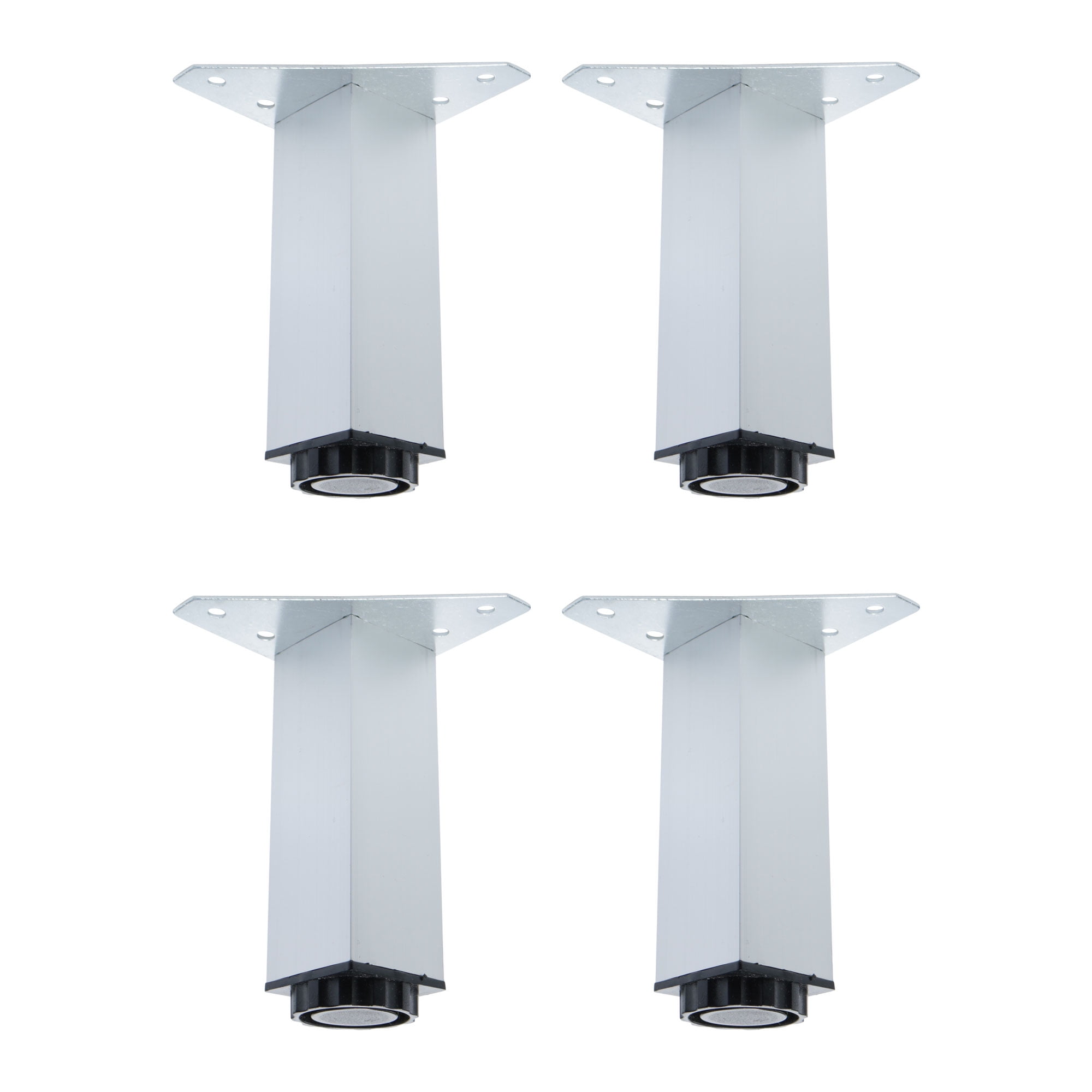 5 Inch Furniture Legs Aluminium Alloy Adjustable Feet Cabinet Shelves ...