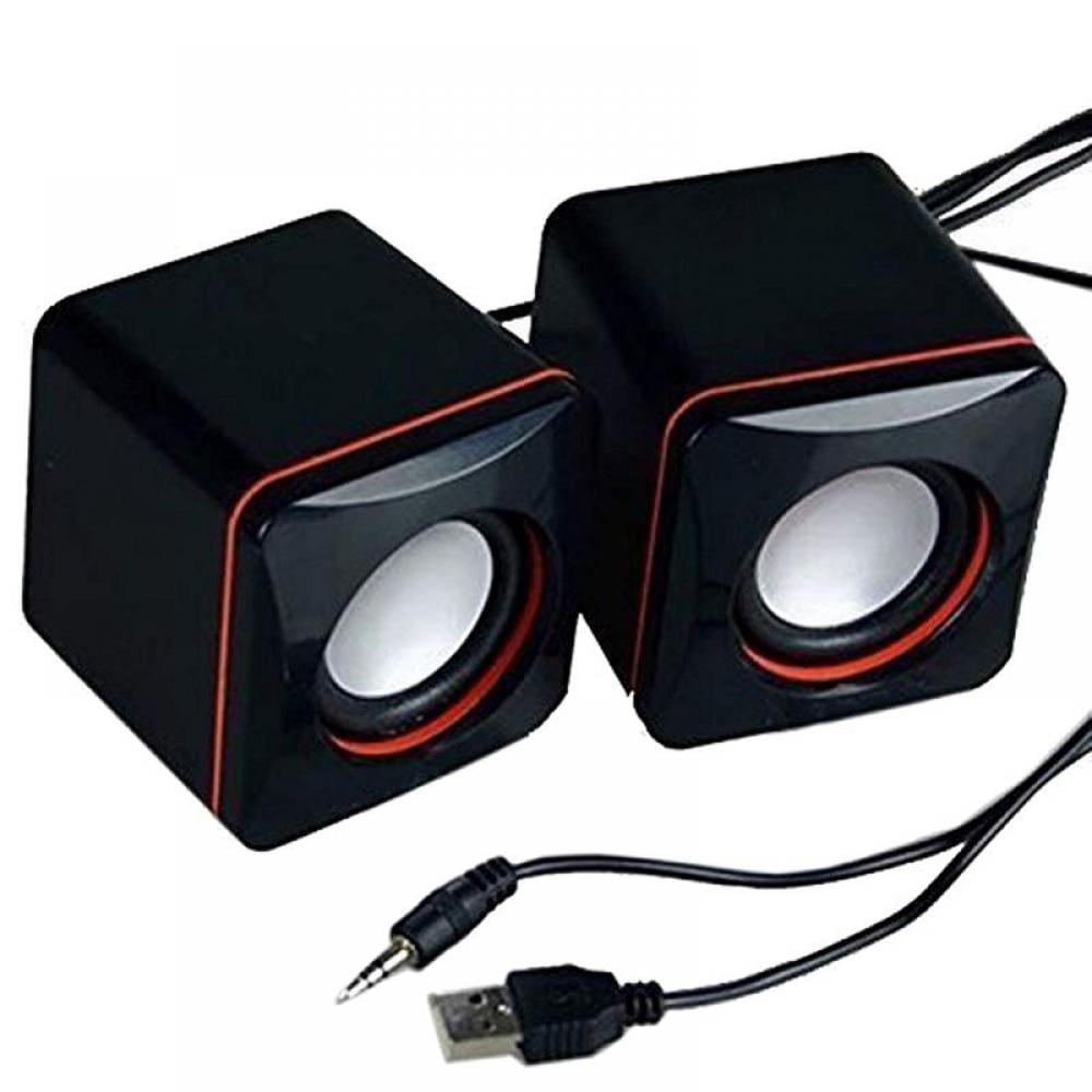 Wisremt Portable Computer Speakers Usb Powered Mini Speaker Bass Sound Music Player Stereo Speakers Walmart Com Walmart Com