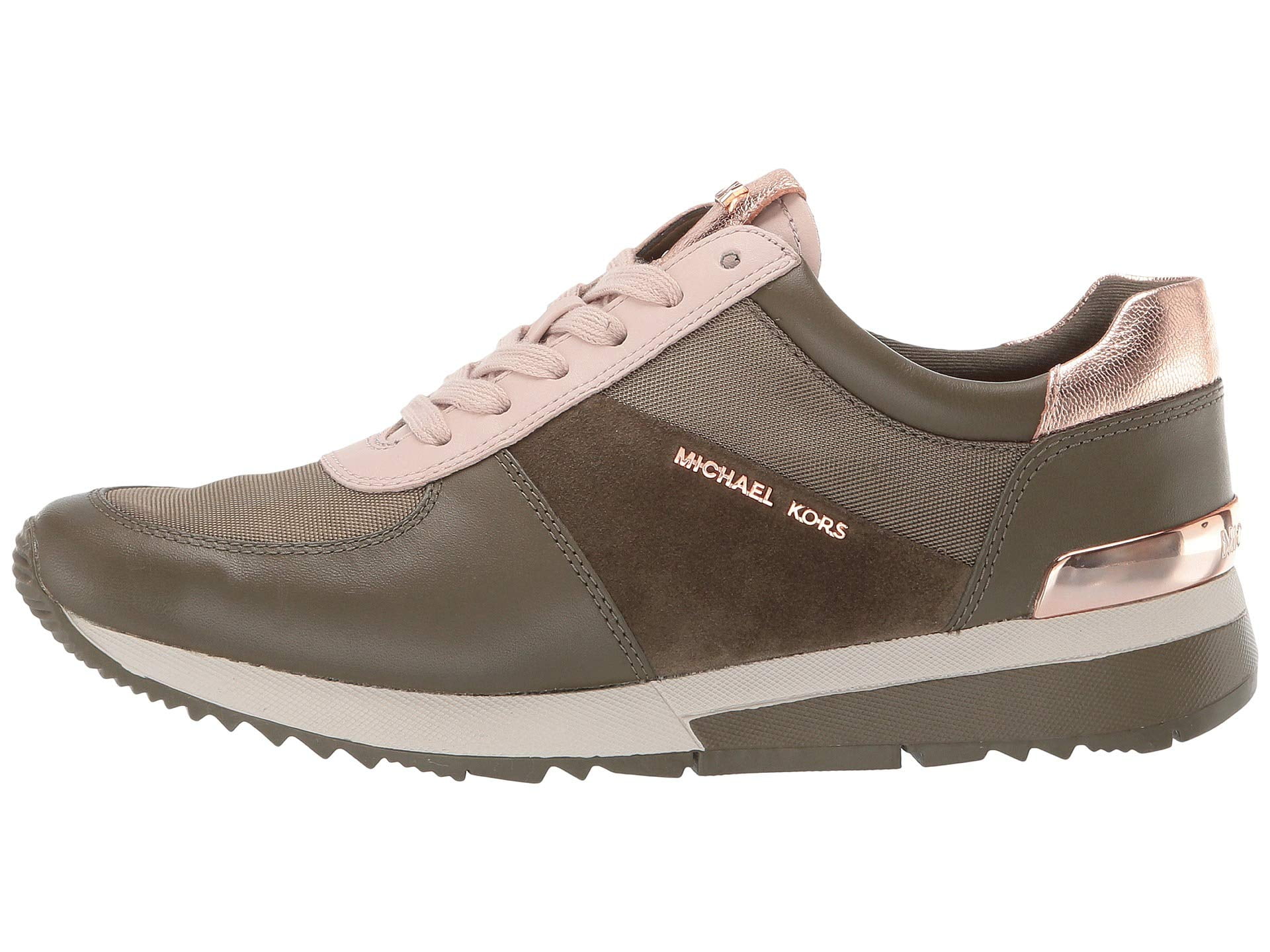 michael kors allie trainer sneakers olive