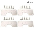 thumbnail image 1 of Stainless Steel Hinge Fixing Plate for Cabinet Door Repair Installer Kitchen, 1 of 4