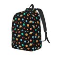 thumbnail image 1 of Saiise Solar System Planets Space Print Laptop Backpack - Adjustable Shoulder Straps, Water-Resistant, Large Capacity, Stylish Design, Unisex for School, Office, Travel-Medium, 1 of 5