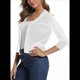 thumbnail image 3 of Cárdigan Corto de 3/4 para Mujer, Elegante, Color , Talla M, 3 of 7