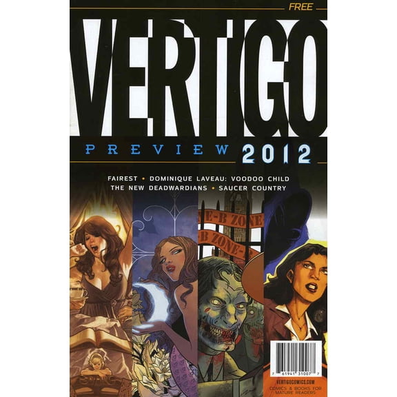 Vertigo Preview #2012 VF ; DC/Vertigo Comic Book