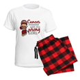 thumbnail image 5 of CafePress - Multiple Myeloma Combat Gir Women's Light Pajamas - Women's Short Sleeve Print T-Shirt and Pants Light Cotton Pajama Set, 5 of 7
