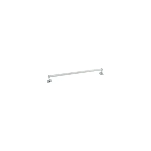 Delaney 502100B Chrome 300 Series 3/4" Square Towel Bar (Post Only)