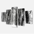 thumbnail image 2 of Forêt Enneigée Noir et Blanc - Art Moderne sur Toile, 2 of 3