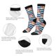 thumbnail image 4 of Fotbe Popcorn Calcetas Largas con Estampado para Hombre y Mujer – Calcetas de Compresión Transpirables y Elásticas, Viajar y Uso Diario Talla 5-11, 4 of 6