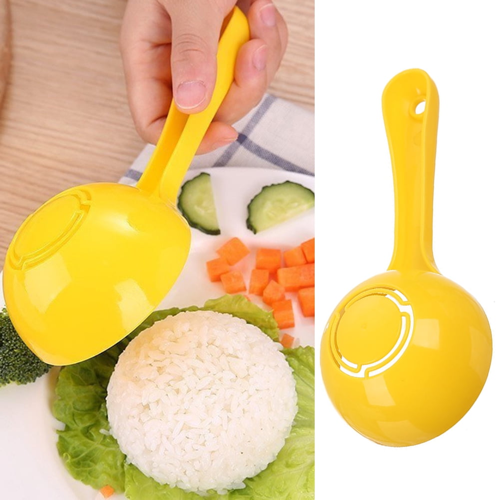 2Pcs White Non Stick Plastic Rice Shovel Sushi Rice Paddle Hand Roll Spoons Kitchen Gadgets Tool Accessories