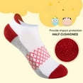 thumbnail image 4 of COOPLUS Boys & Girls Socks Ankle Cotton Sock Soft Low Cut Socks For Little Big Kids 6 Pairs, 4 of 7