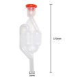 thumbnail image 2 of 2 uds tapón de fermentación Plus tubos de tapón burbujeador de fermentación válvula de escape de fermentación de plástico burbujeador de esclusa de aire transparente para cerveza vino sidra Br, 2 of 5
