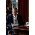 thumbnail image 2 of President Barack Obama Reads A Document In The Oval Office History (24 x 36), 2 of 2