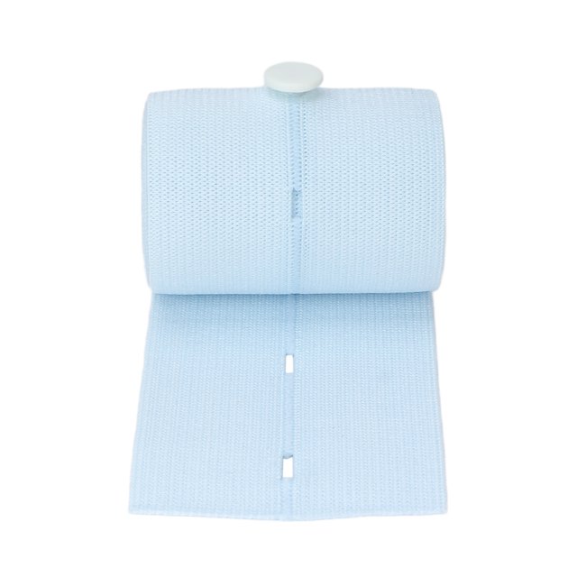 Fdit Bandage Élastique Rouleaux Sport Réutilisable Bouton Fixer Bandage de Compression pour Poignet Cheville Bleu, Bandage de Compression Durable, Bandage Élastique de Sport