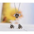 thumbnail image 1 of New product,Project Honey Bees - With Bee Necklace, S925 Sterling Silver Yellow Bee Earrings And Necklace Set---Model code 30378, 1 of 5