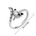 thumbnail image 3 of FORYULIK S925 Silver Fashion Jewelry Open Rings Retro Adjustable Ring For Women Accessories, 3 of 4