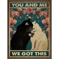 thumbnail image 2 of Cuadros Decorativos Diamond Painting 5D DIY Retro Cat Poster Full Round Drill Kit (B2336) DQrwqpou Nuevos Originales, 2 of 9