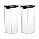 thumbnail image 2 of Fiudx Juego de Recipientes Herméticos para Almacenamiento, Diseño Compacto, Plástico Duradero, Versátiles para La Cocina, Organización de Refrigerios y Cereales, Tamaños de 460 Ml, 700 Ml, 1300 Ml y, 2 of 6