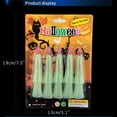 thumbnail image 4 of Vikakiooze Halloween Tree Halloween Masquerade Witch Finger Set False Nail Set Luminous Nail Set, 4 of 7
