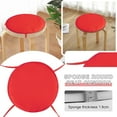 thumbnail image 2 of njshnmn 15" Round Red Bistro Chair Outdoor Seating Cushions, 2 of 5