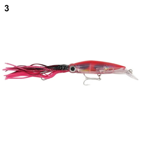1Pcs 23cm/38g Octopus Fishing Lures 6 Colors Optional Squid Hard Bait High Carbon Steel Hook Octopus Crank For Tuna Sea Allure Tools