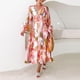 thumbnail image 3 of WILLBEST Vestidos de Verano para Mujer Vestido Largo de Manga Floral Moteado de Verano Francés para Mujer Mediana​​, 3 of 3